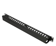 ExtraLink  Organizer kabli 19" 1U z zaślepką (czarna) - 1323223 - zdjęcie 2